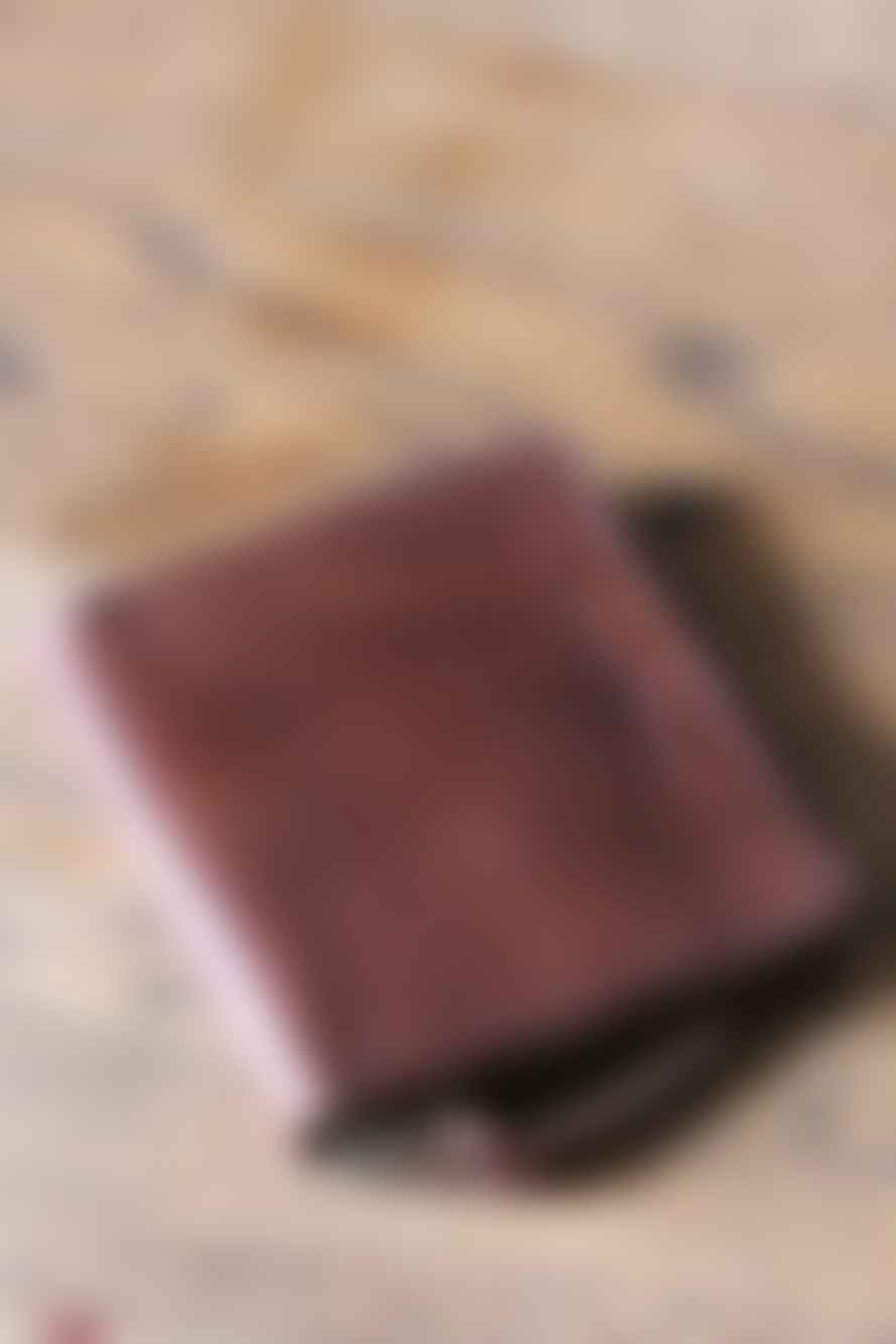 CollardManson Brown Square Wallet 