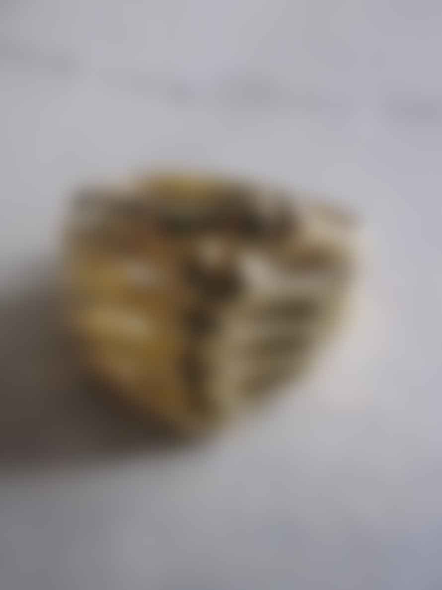 CollardManson Gold Plated Skeleton Ring 