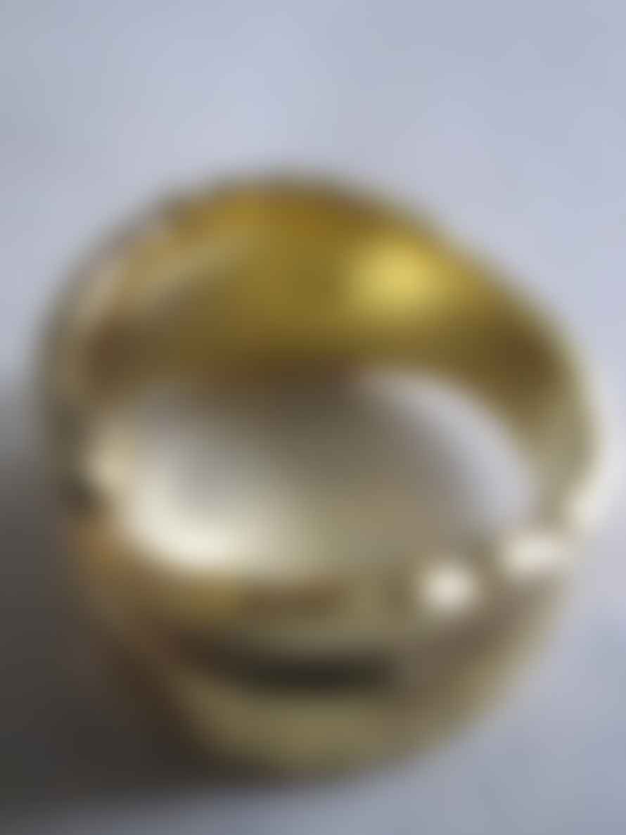 silver jewellery Gold Plated Leaf Ring