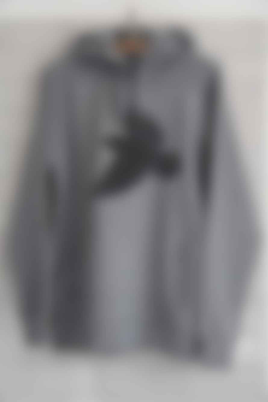 Window Dressing The Soul Light Grey Crow Hoodie Jacket