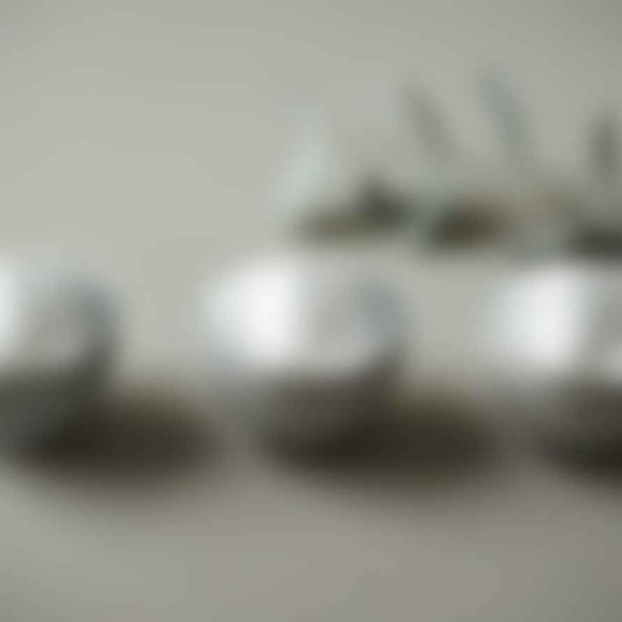 Accessories for the Home Set Of 3 Grey Bowls 