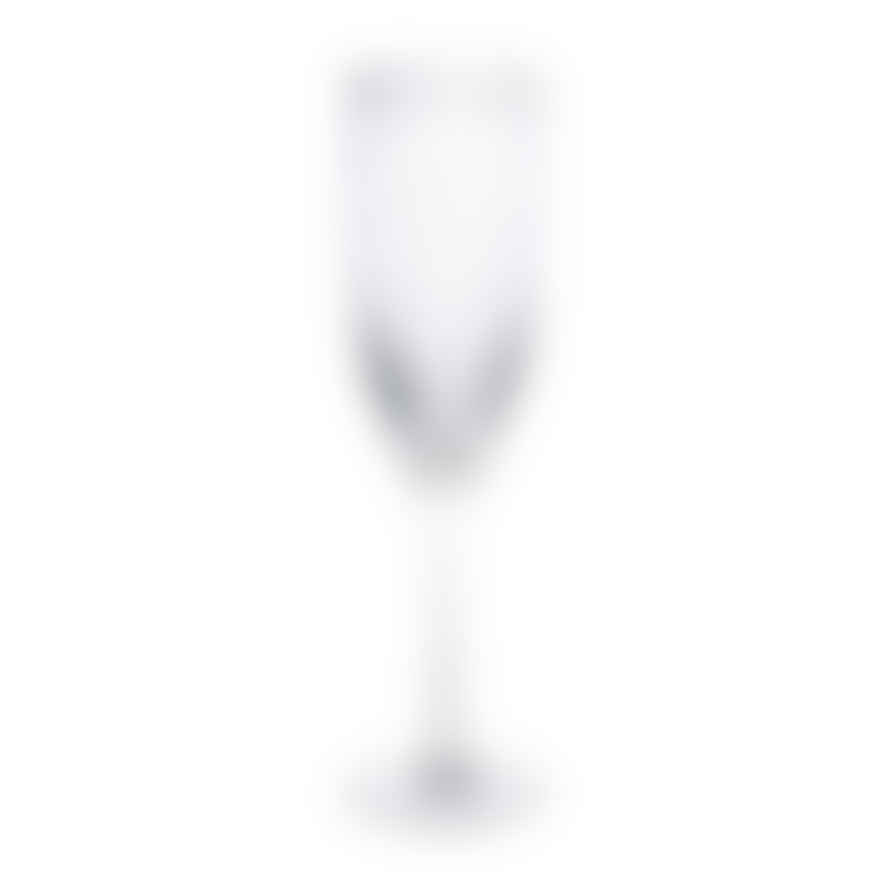 - Set of Four Mixed Clear Cut Champagne Glasses