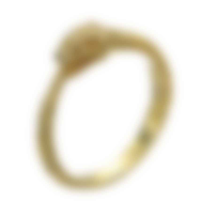 Zoe and Morgan  Eternity Snake Ring Gold 