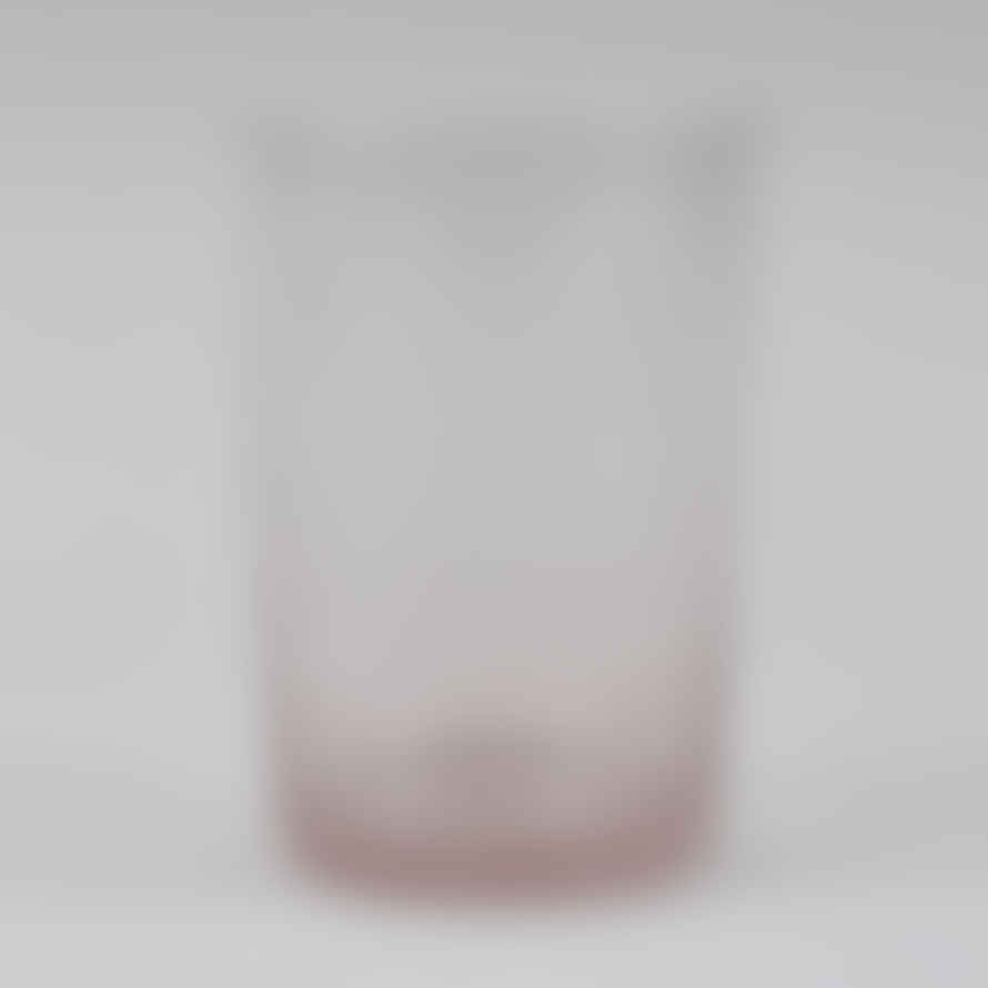 British Colour Standard Boxed Set of 6 Recycled Glass Tumblers - Old Rose