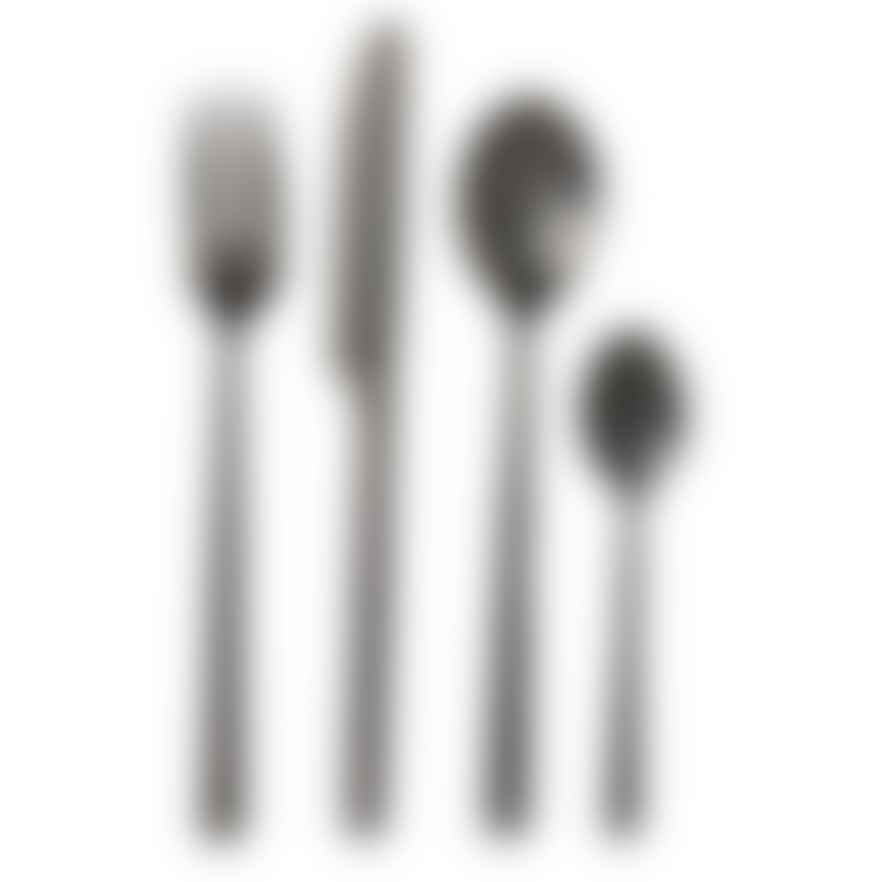 bitz 16 pcs Gold Or Black Cutlery 