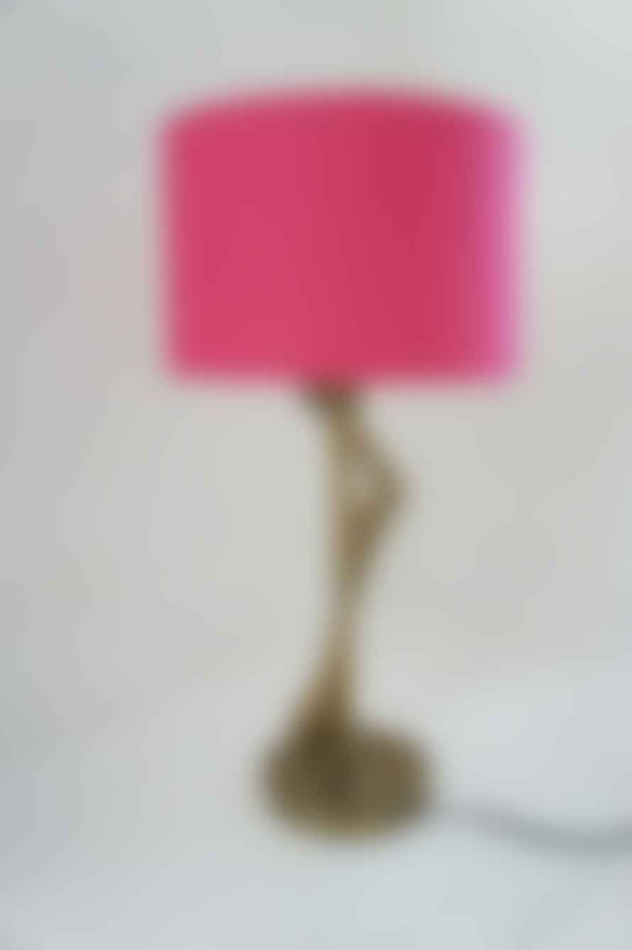 Pink and Gold Flamingo Lamp