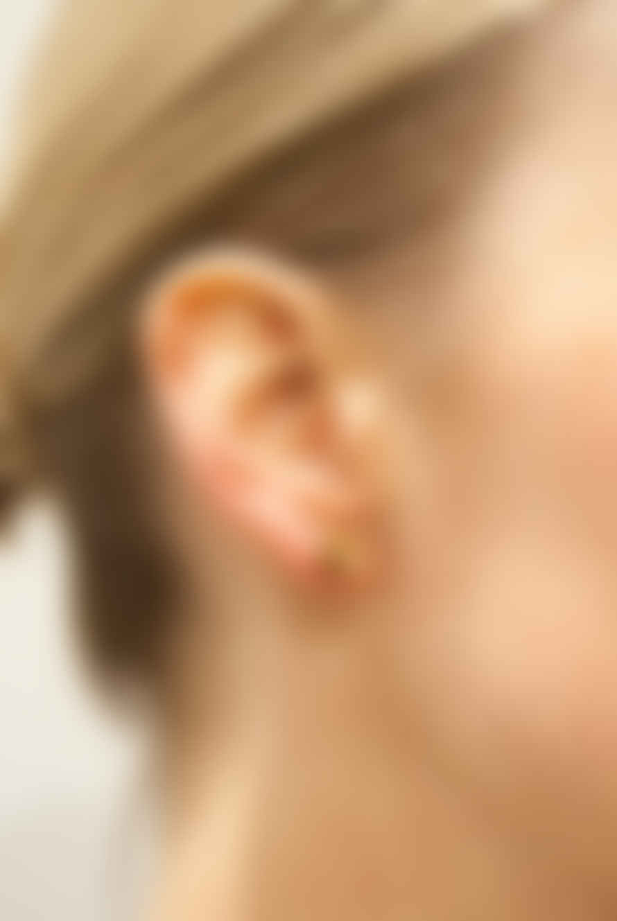 Sofie Lunøe 18kt Gold Mini Flake Ear Studs