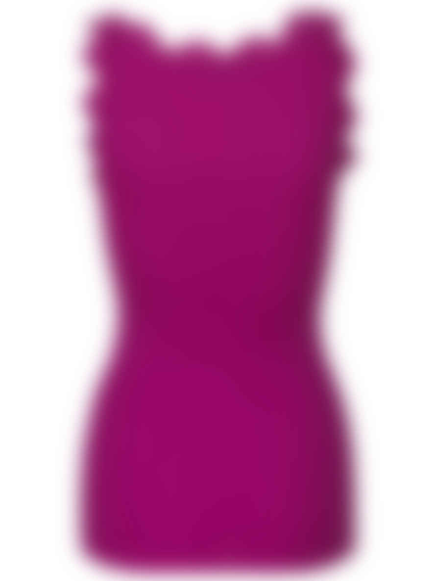 Rosemunde Fuschia Babette Lace Vest