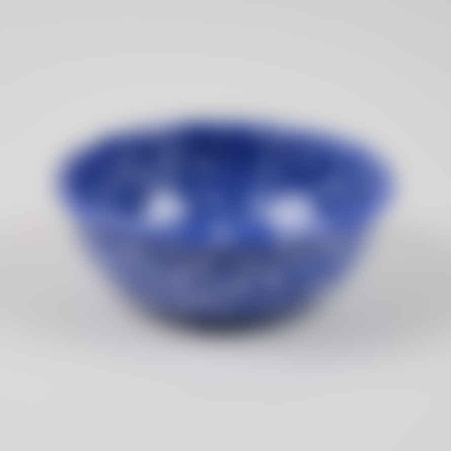 HAY Enamel Bowl - Speckle Blue