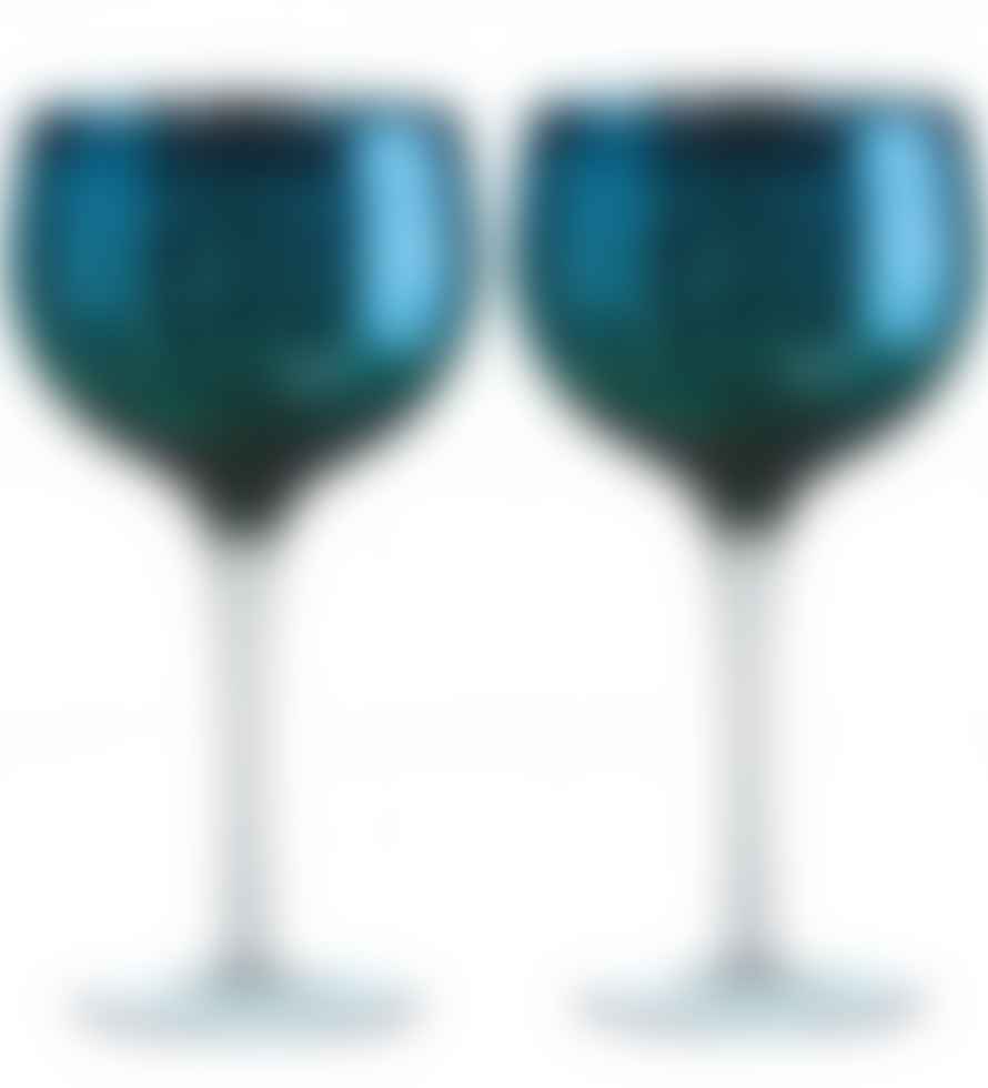 Artland Peacock Gin Glasses - Set of 2