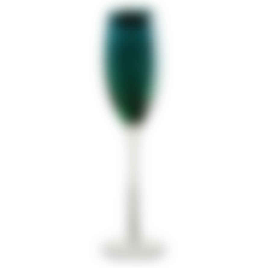 Artland Set Of 2 Peacock Champagne Flutes