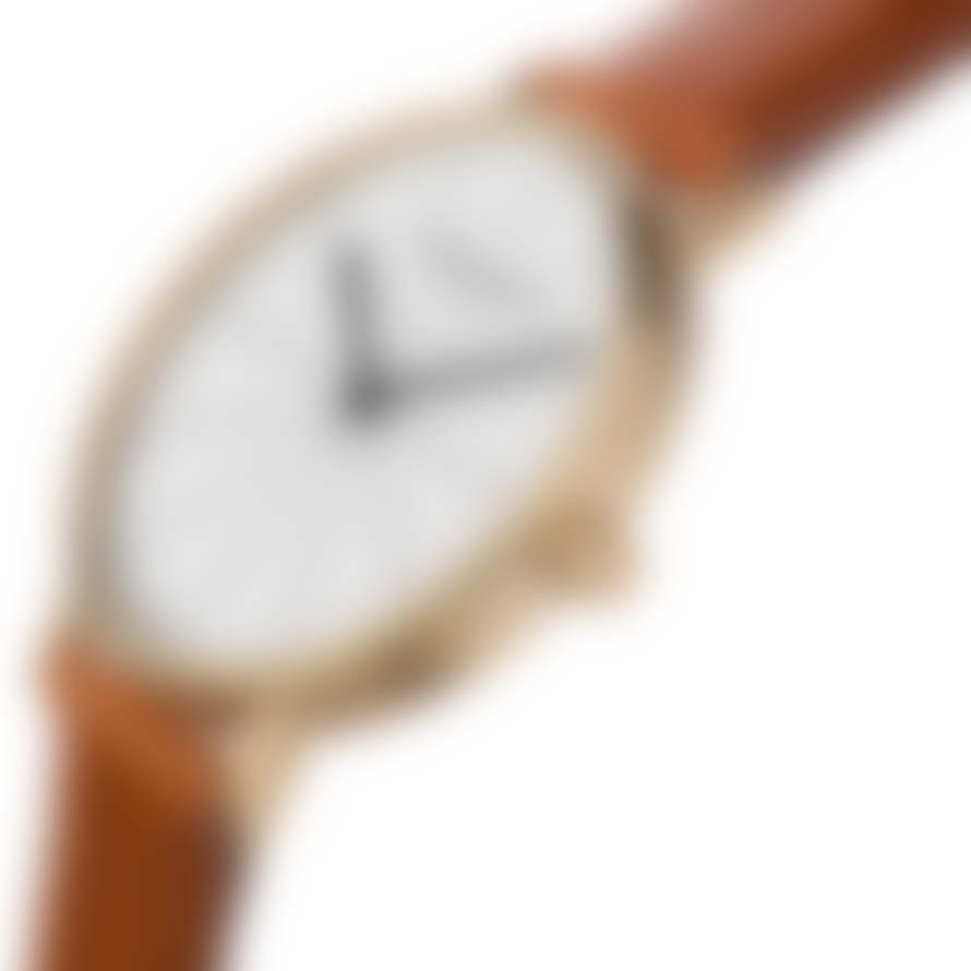 Larsen & Eriksen Gold White Brown 41mm Absalon Watch