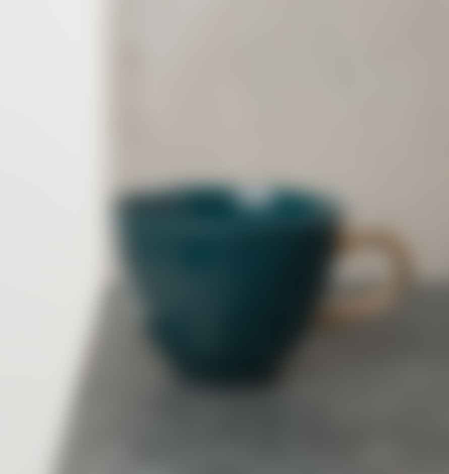 Urban Nature Culture Good Morning Cappuccino/Tea Cup - Blue Green 