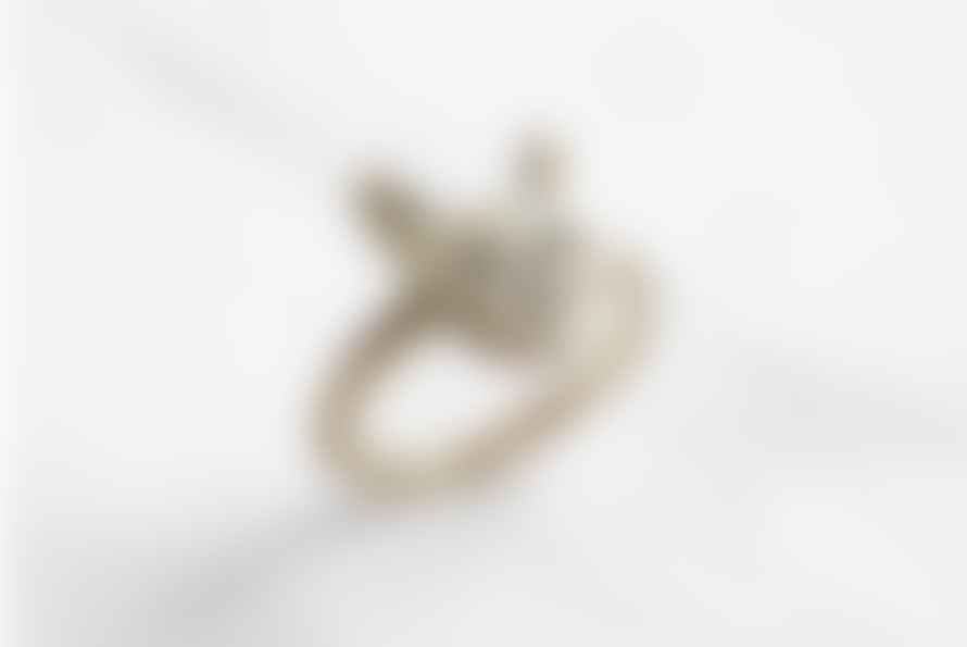 Datter Industries Brass Cat Face Ring