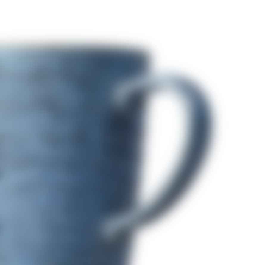 Denby Studio Blue Flint Chalk Ridged Mug