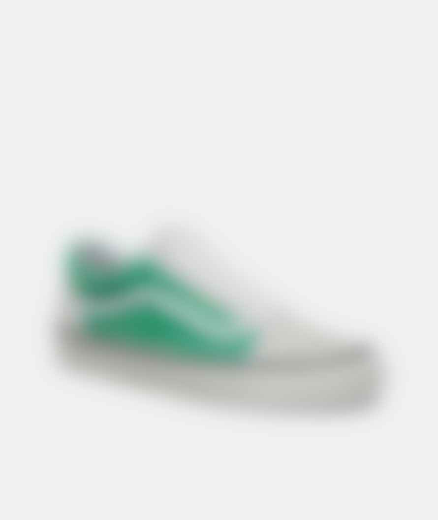 Vans  White and Og Jade Canvas Old Skool 36 Dx Shoes