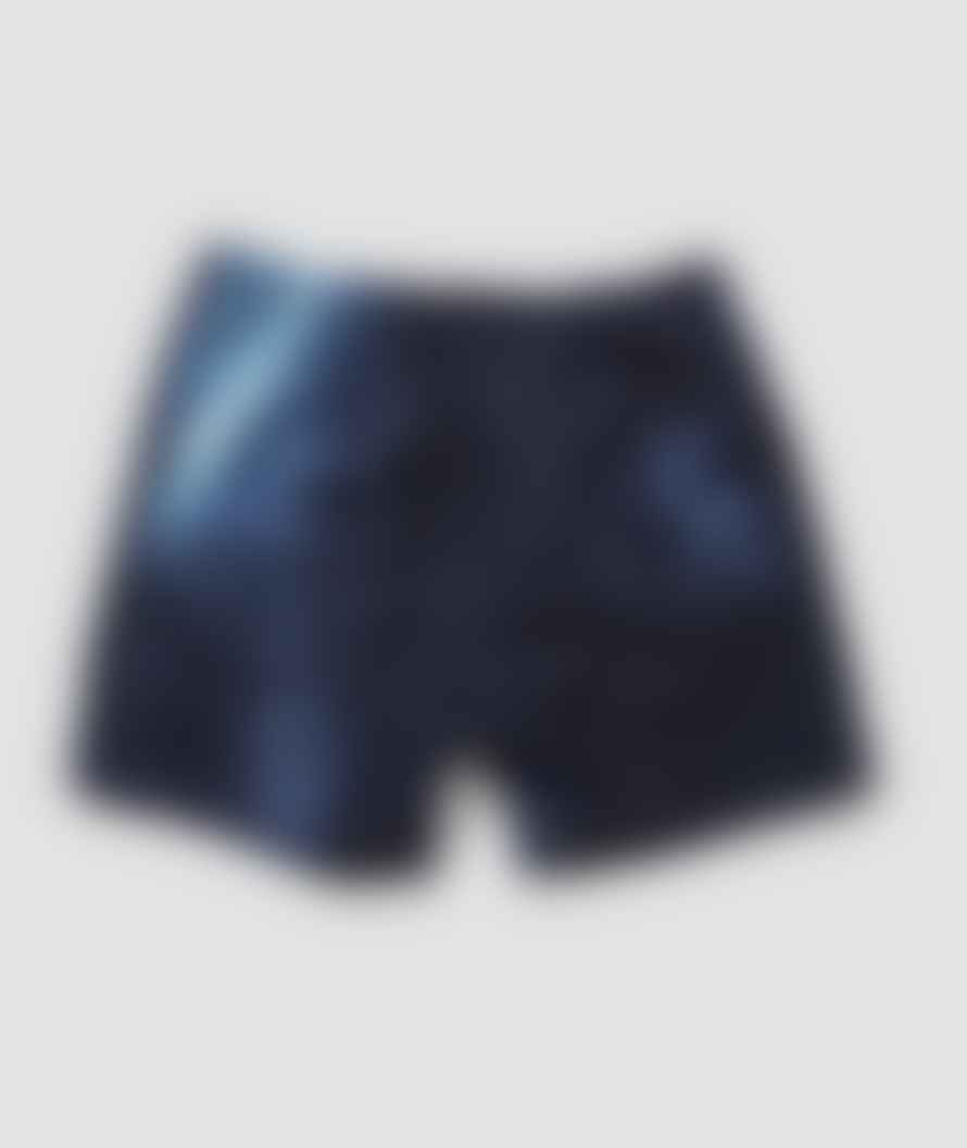 Saturdays NYC Navy Prism Polyester Timothy Swim Short