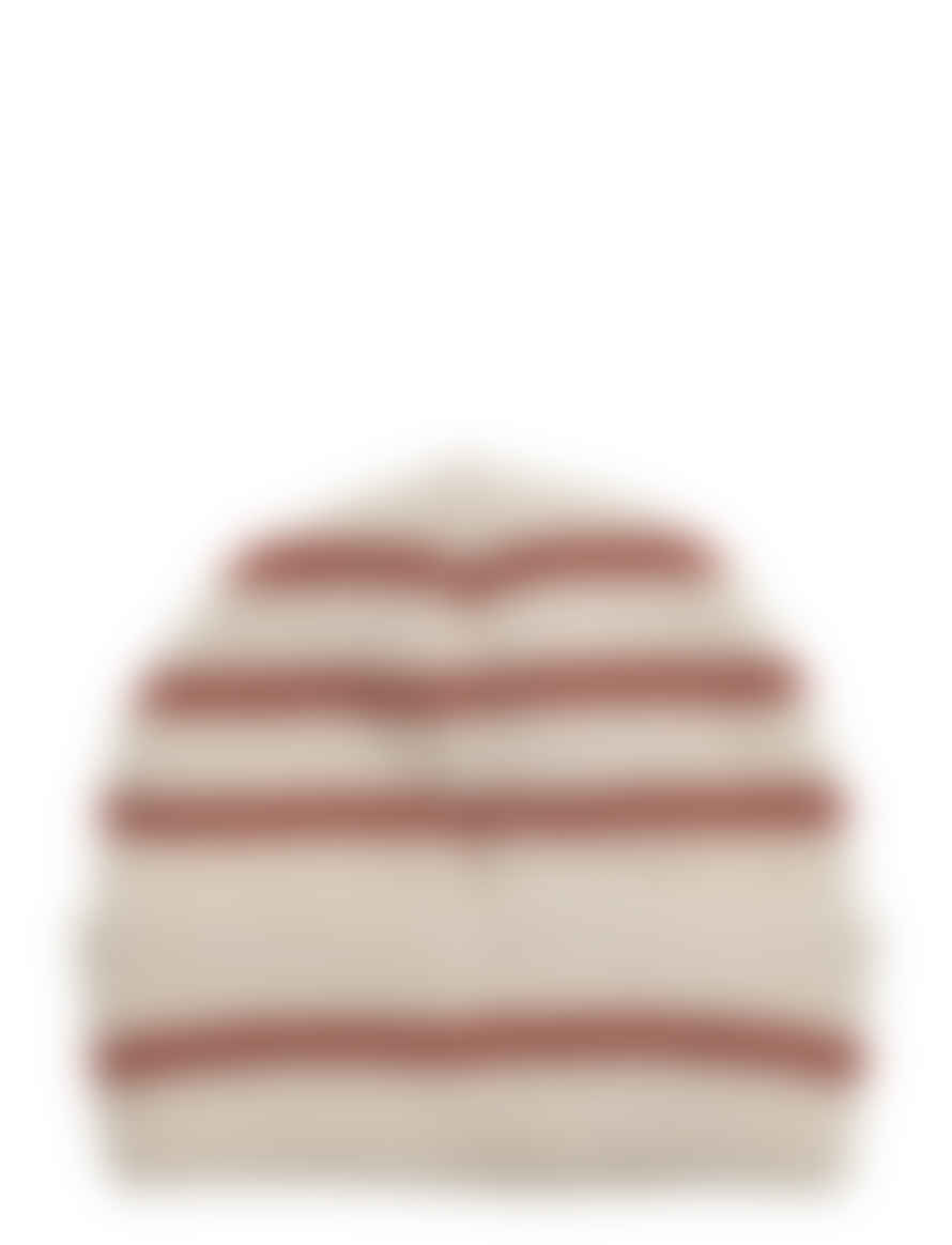 Wood Wood Gold Flame Lawernce Striped Beanie