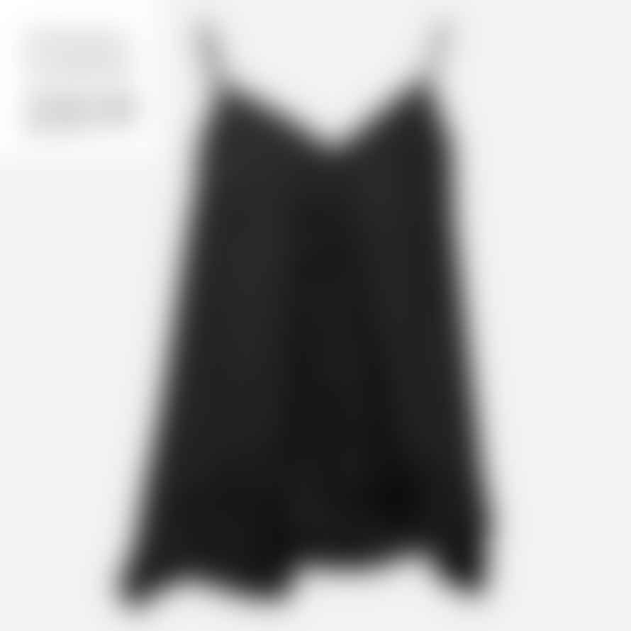 Flared Ruffled Top Habou in Black