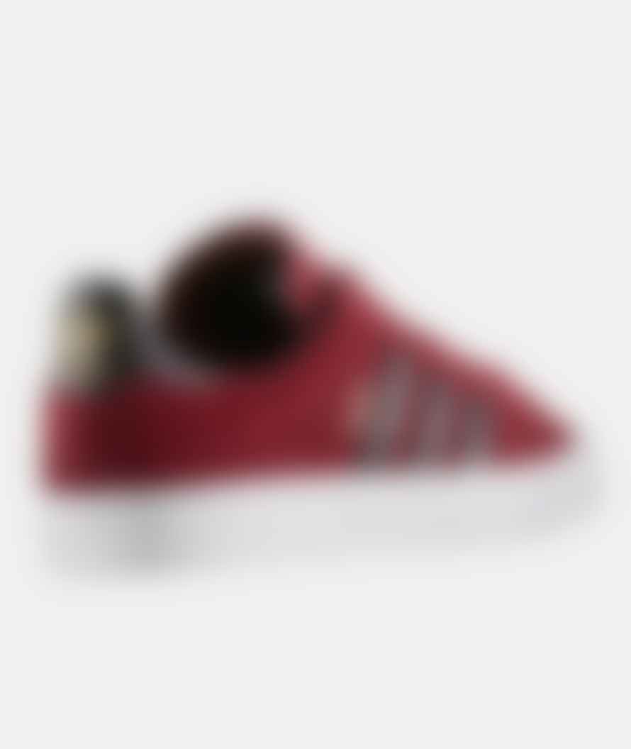 Adidas Burgundy Black Campus Vulc II Shoes