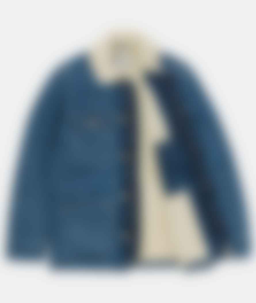 Trouva: Manteau Phoenix en coton bleu délavé
