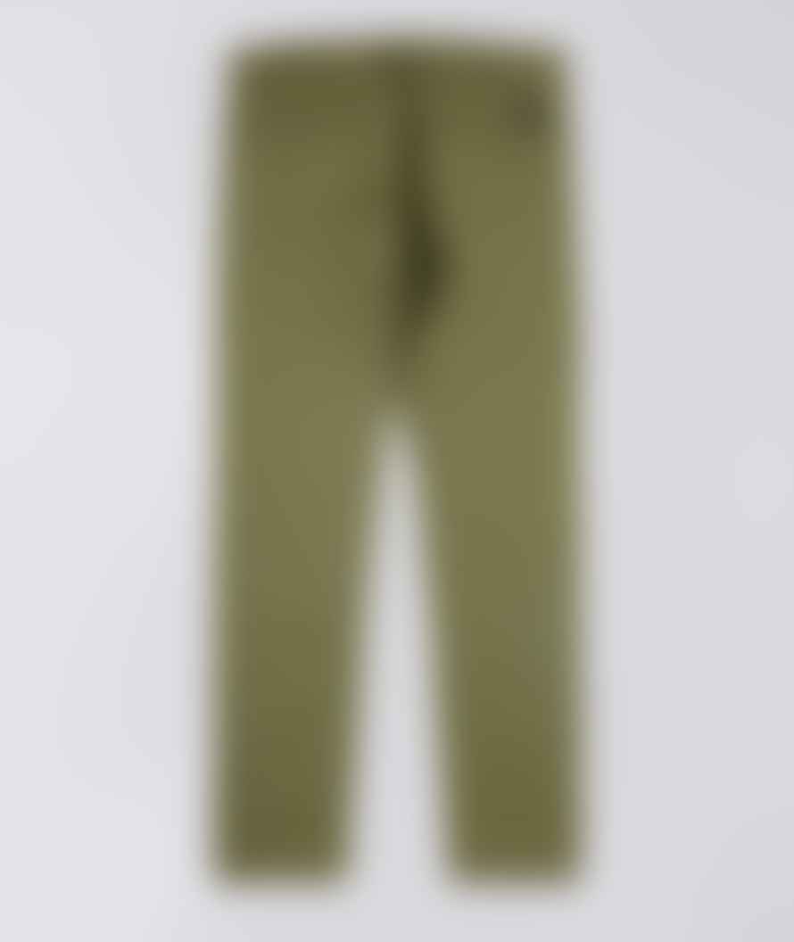 Edwin Military Green Cotton 55 Chino Pant