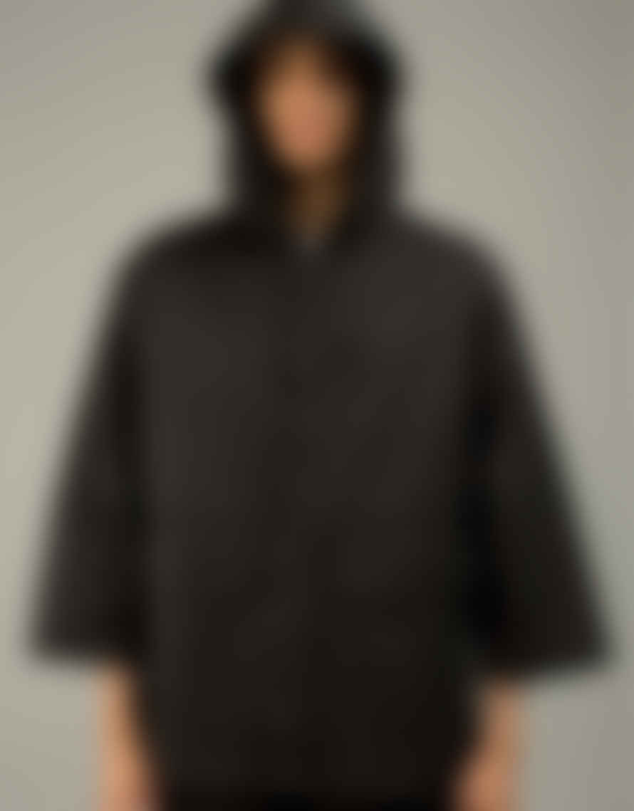 North Hill Paris Black Cotton 3/4 Sleeve Parka Jacket