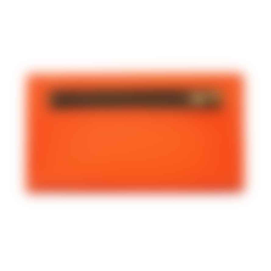 Blue Hour London  Neon Orange Two Popper Purse