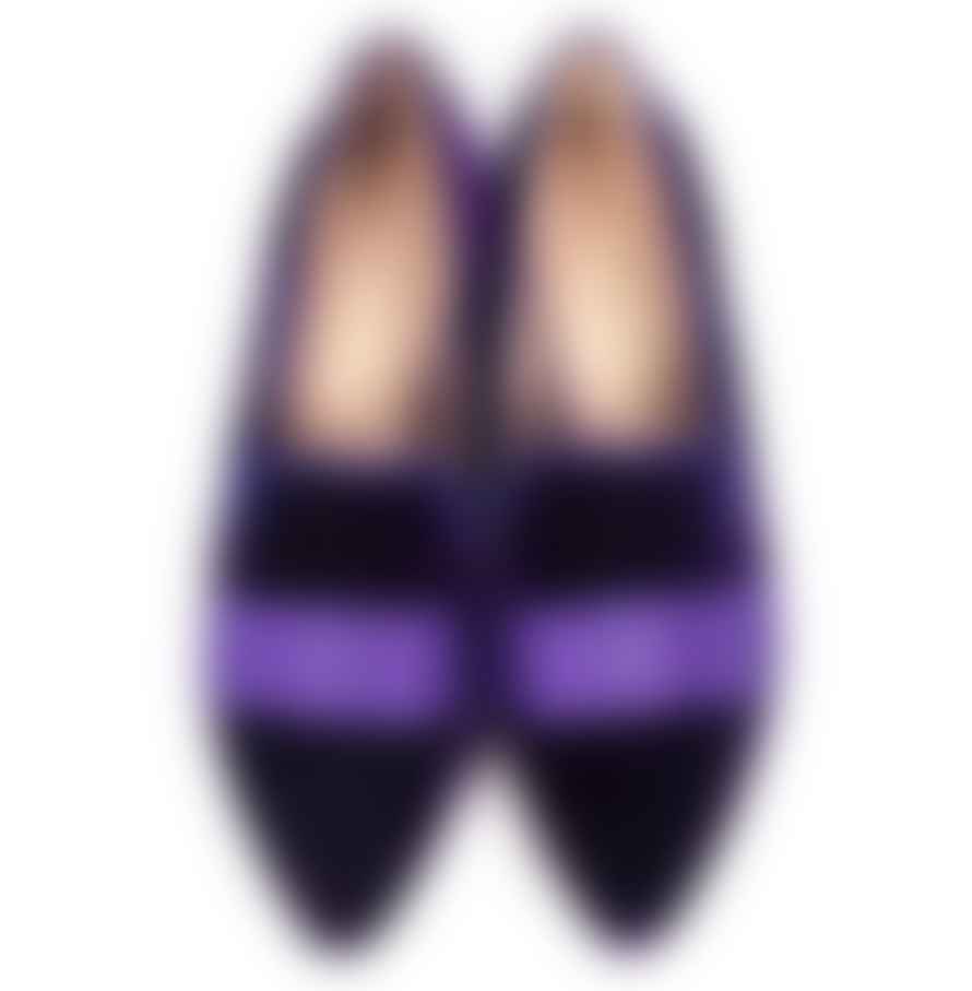Calita Shoes Purple bow Toe Shoes