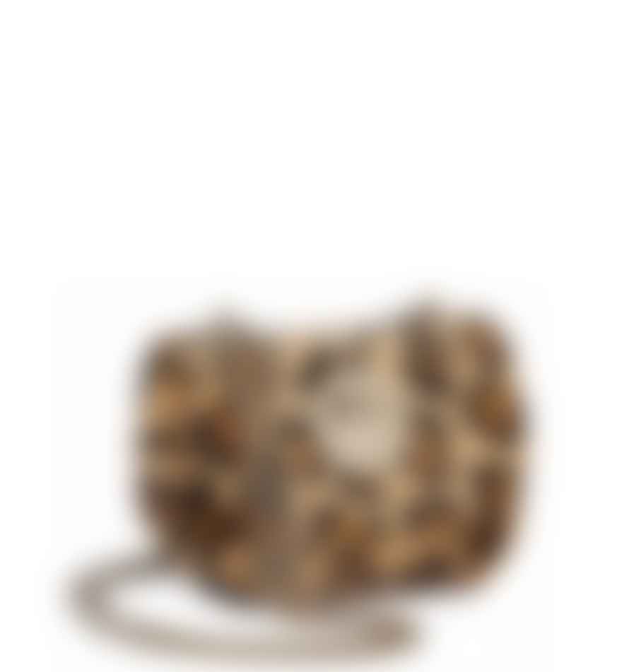 Hill & Friends Natural Leopard Happy Tweency Chain Bag