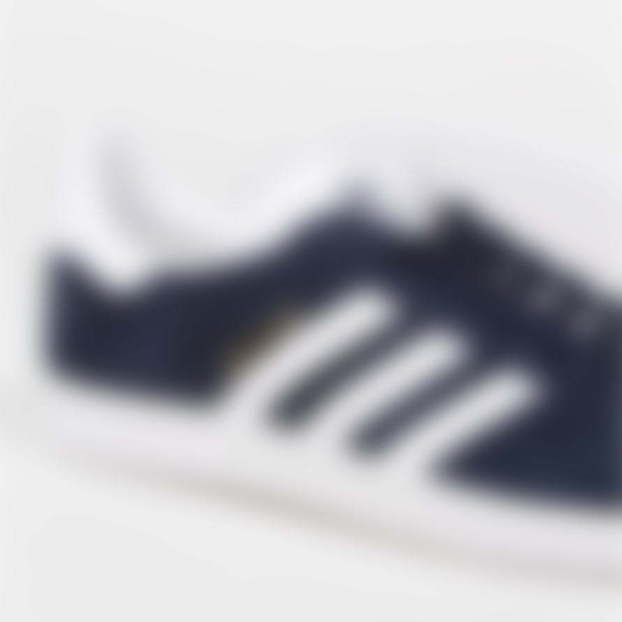 Adidas Originals Navy Leather Gazelle Shoes