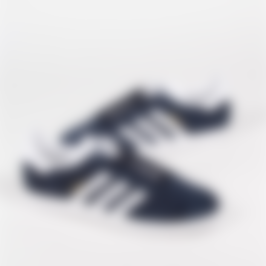 Adidas Originals Navy Leather Gazelle Shoes