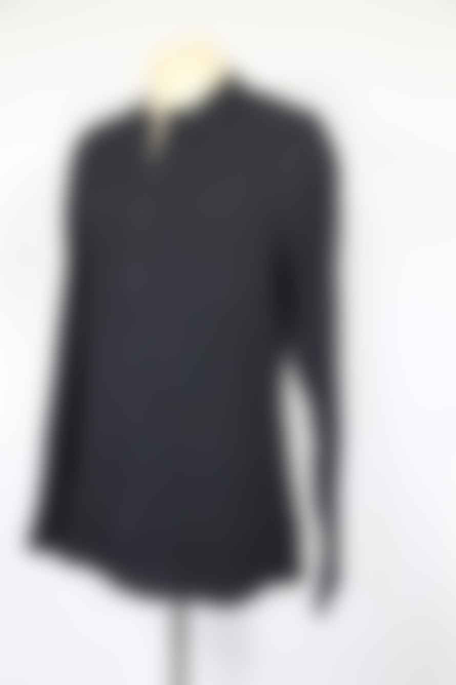 Window Dressing The Soul Black Cotton Elford Buttoned Shirt