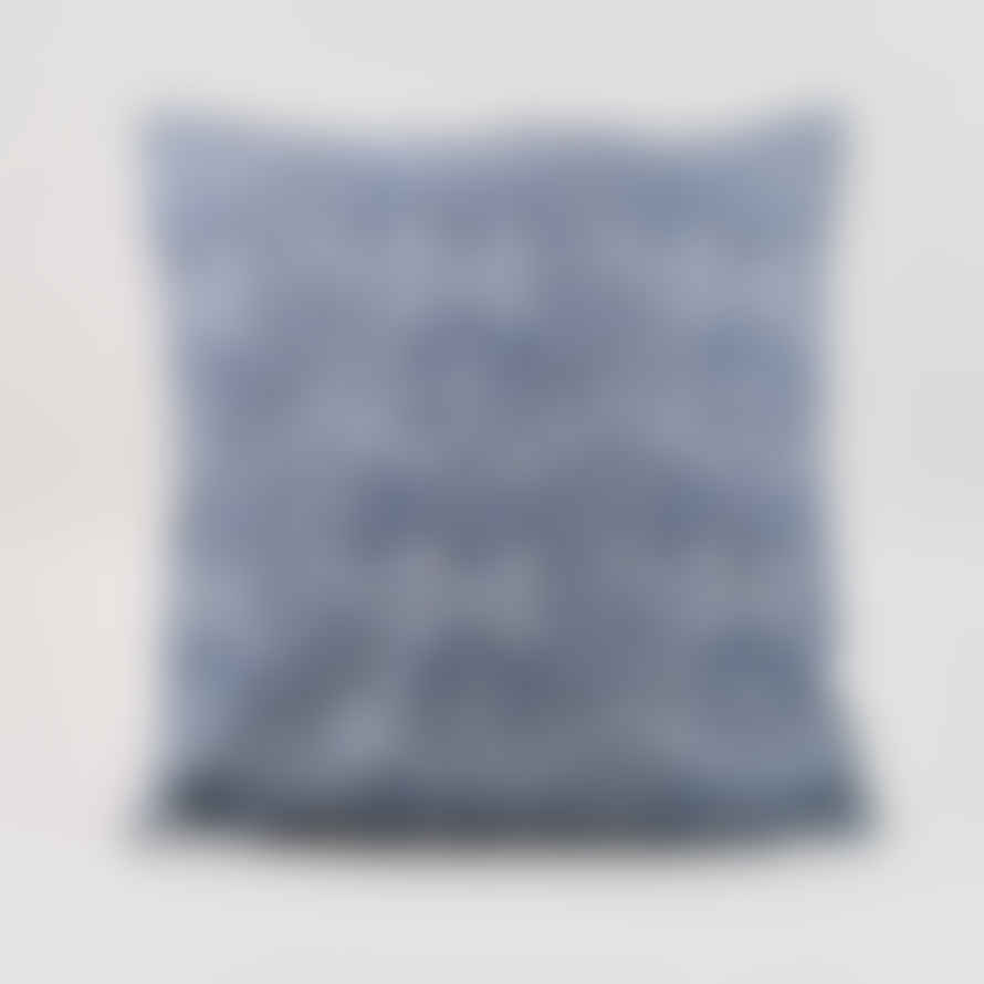 Grand Illusions Square 'Dakar' Cushion - Indigo/Black