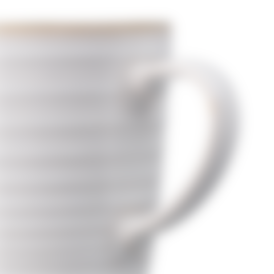 Denby Studio Grey White Ridged Mug