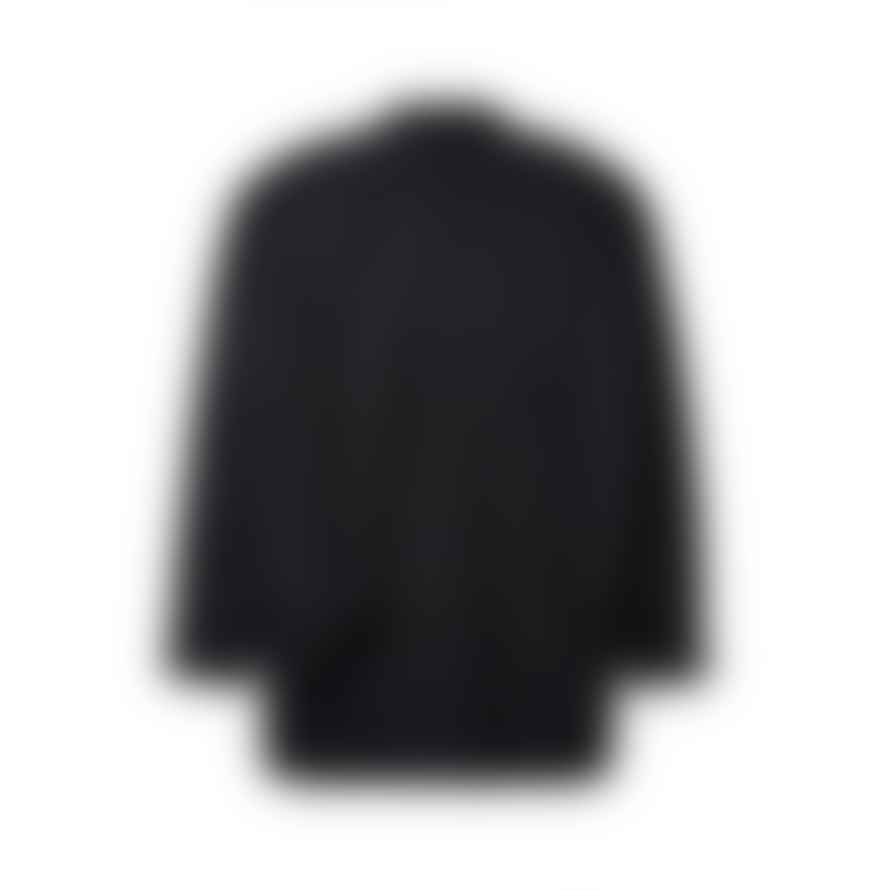 Comme Des Garcons CDG Shirt Forever Regular Fit Poplin Shirt (Navy/Black) CDGS2OFXA-1