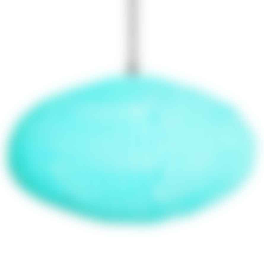 Curiouser and Curiouser Small 60cm Turquoise & Cream Dot Cotton Pendant Lampshade