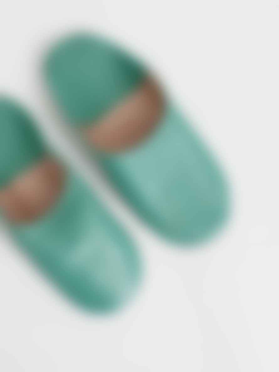 Sea Green Babouche Slippers 