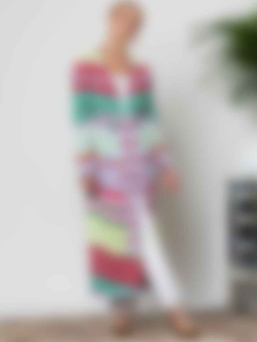 Hayley Menzies Multi Candy Cane Long Cardigan 