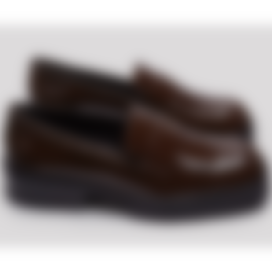 Miista Elsie Dark Brown Patent Leather Loafers 