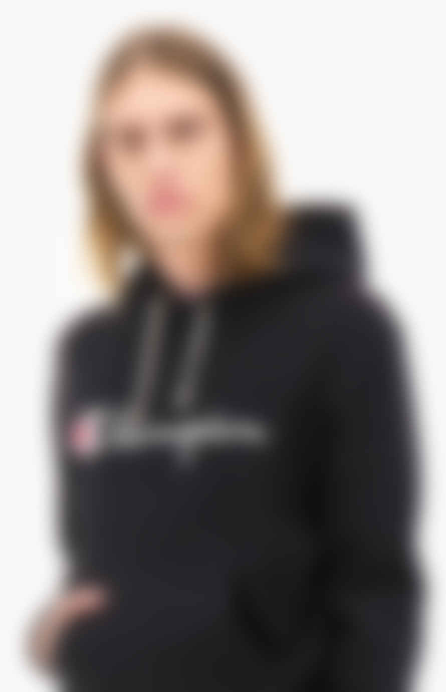 Champion Script Logo Hood - New Black