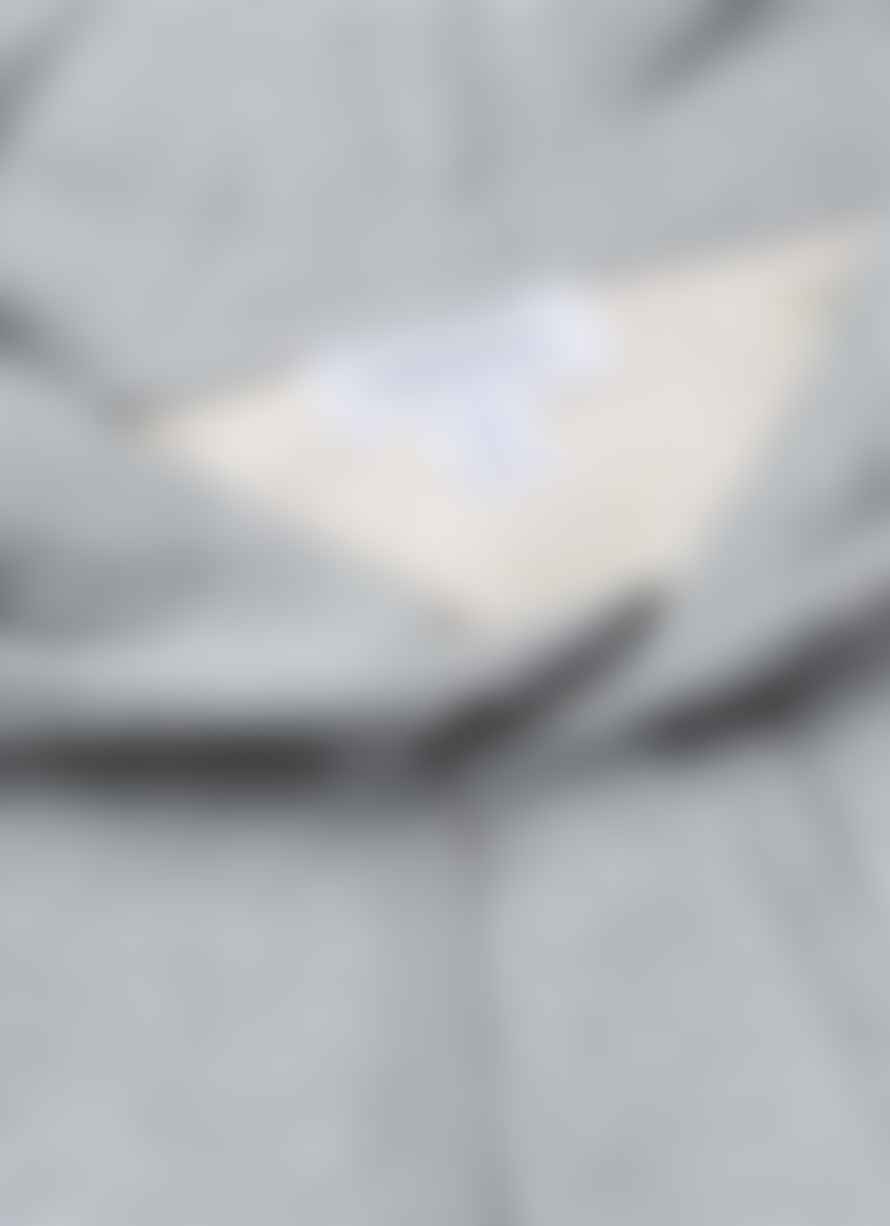 Sunspel Hooded Sweatshirt - Grey Melange