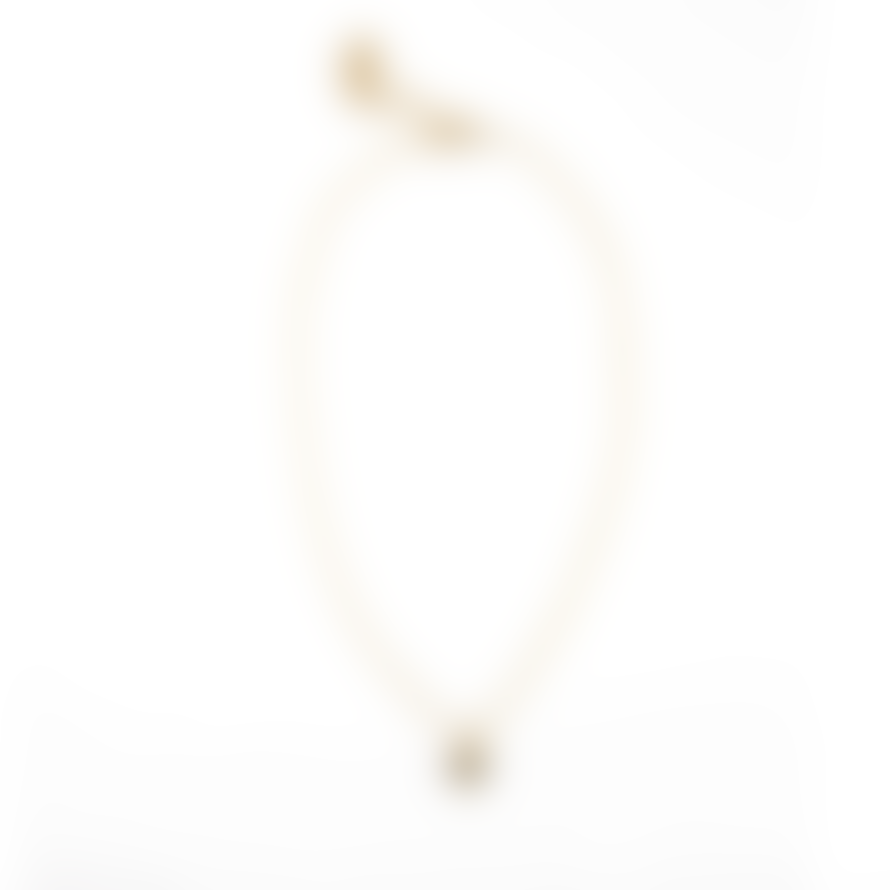 sept cinq Brass Gold Necklace - Coquille