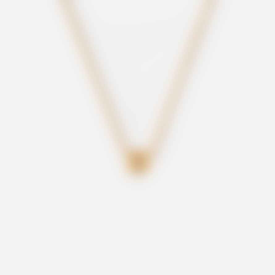 Orelia GOLD/SILVER PLATED INITIAL NECKLACE O