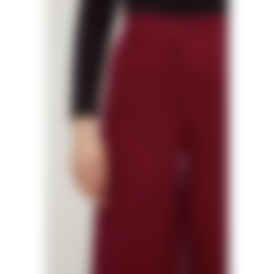 People Tree Wide Red Cotton Corduroy Noelle Trouser