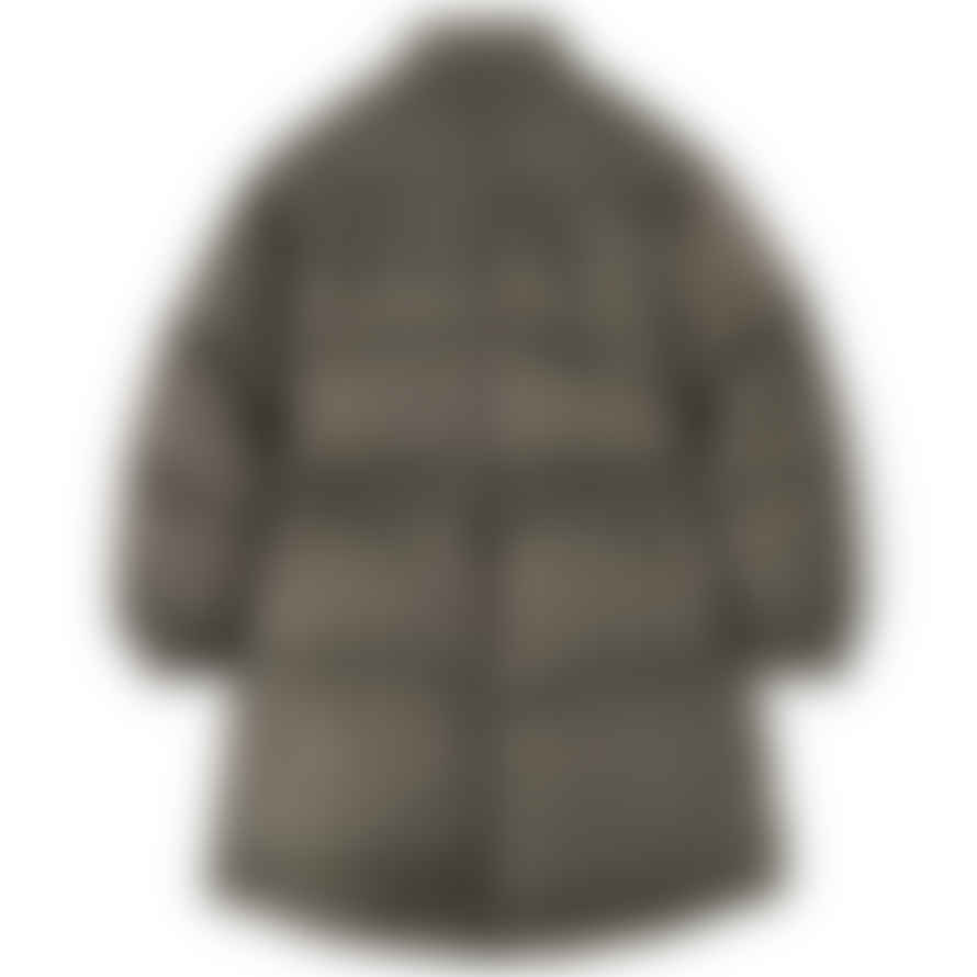 Partimento Duck Down Long Expedition Padded Coat in Khaki