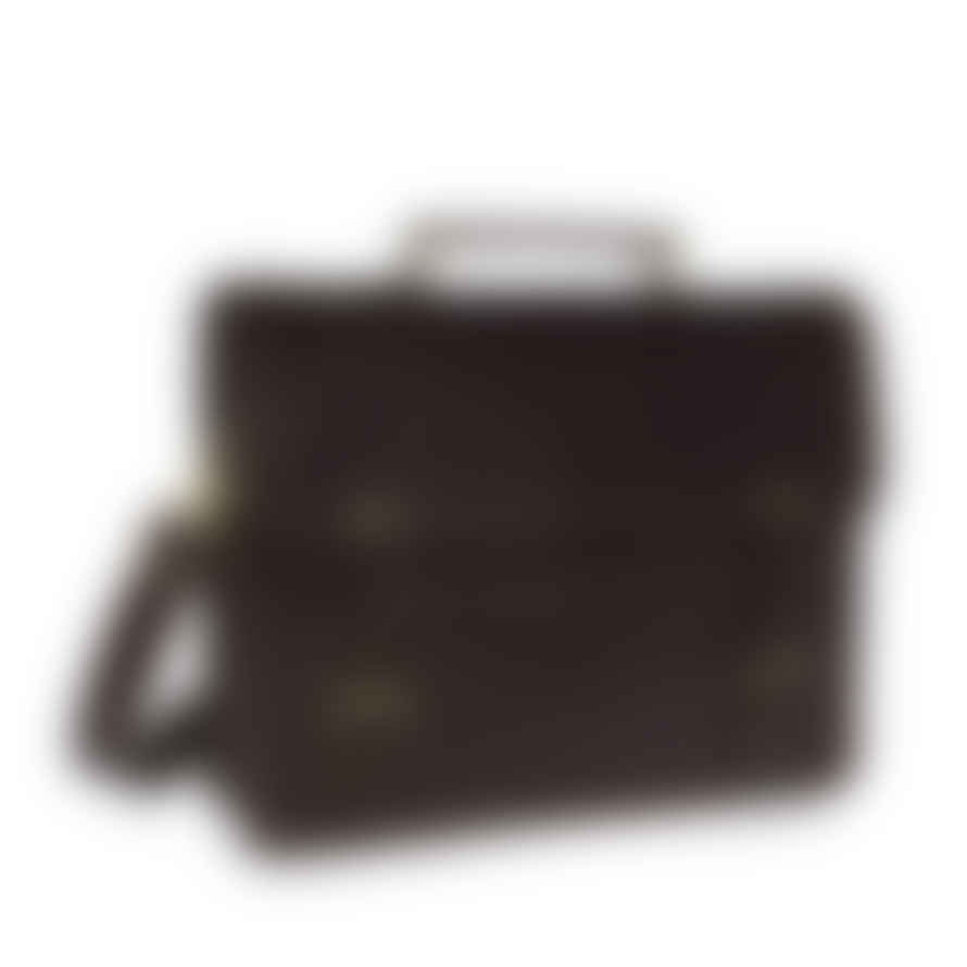 Vida Vida Leather Briefcase Messenger Bag