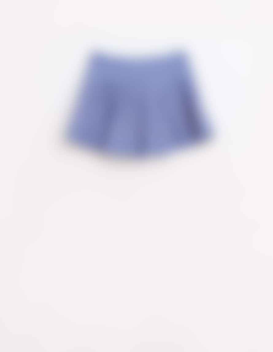 Bellerose Blue and White Plaid Amentine Skirt