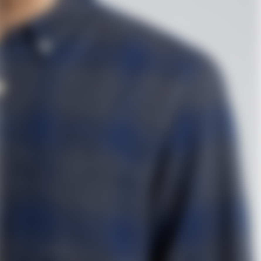 Hymn New Sammonds  Checked Tartan Shirt Blue / Grey 