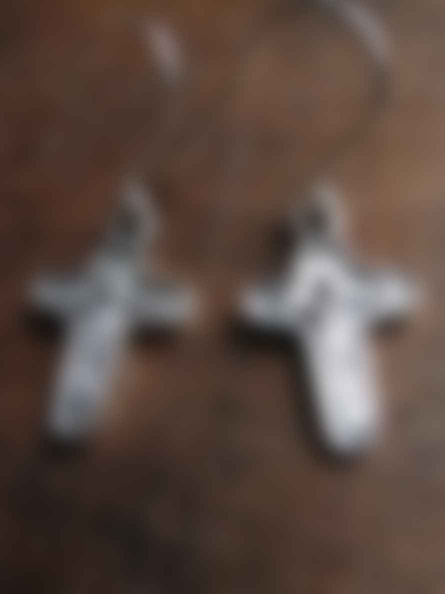 Window Dressing The Soul Silver Wdts Jesus On The Cross Earrings